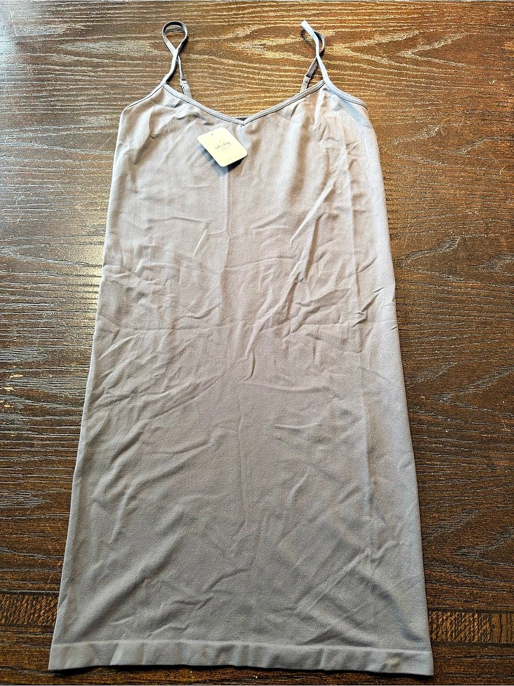 Intimately Free People Gray Maxi Slip Dress Size Medium NWT